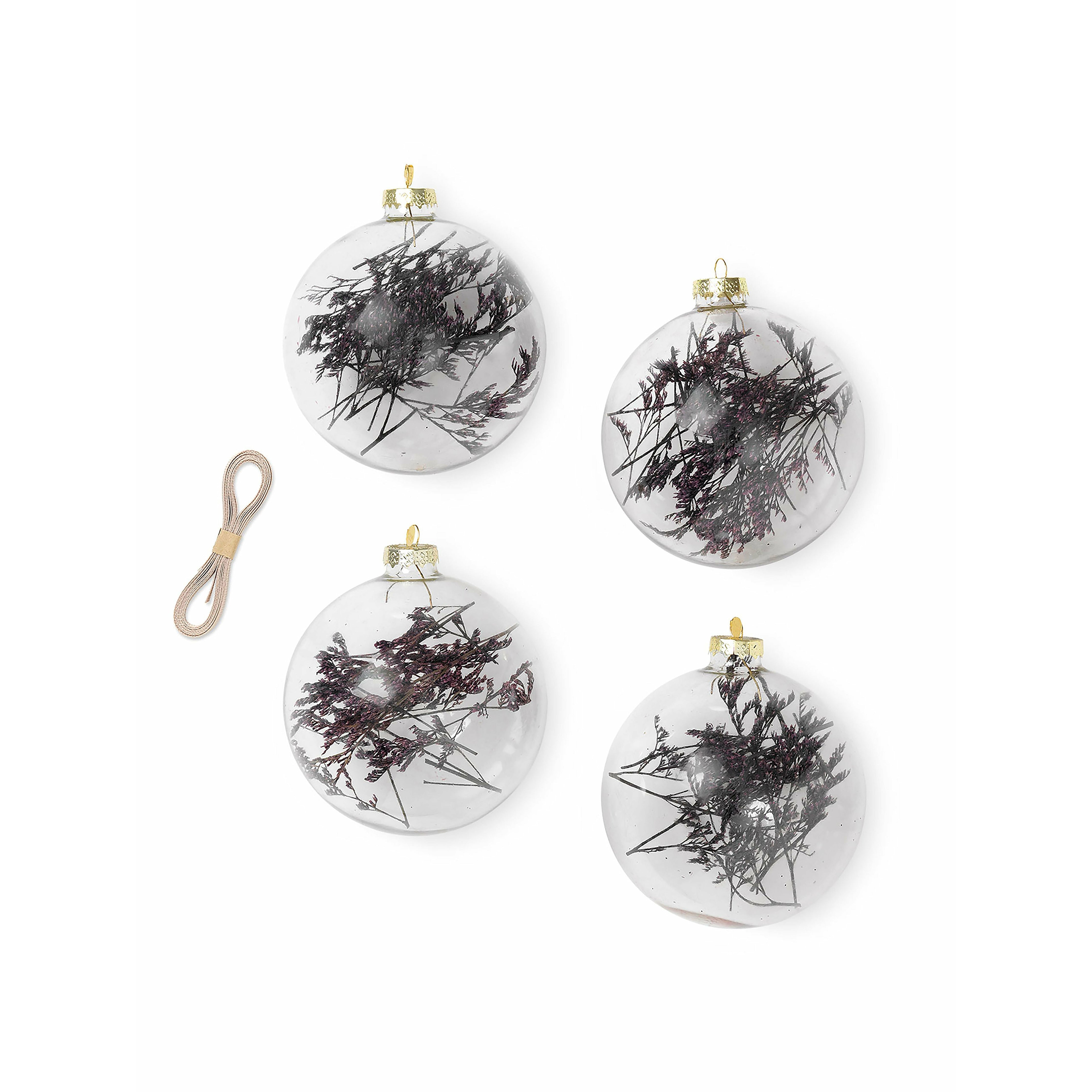[product_category]-Ferm Living Flora Christmas Tree Decorations Small Set Of 4, Purple-Ferm Living-5704723275183-1104264552-FER-8