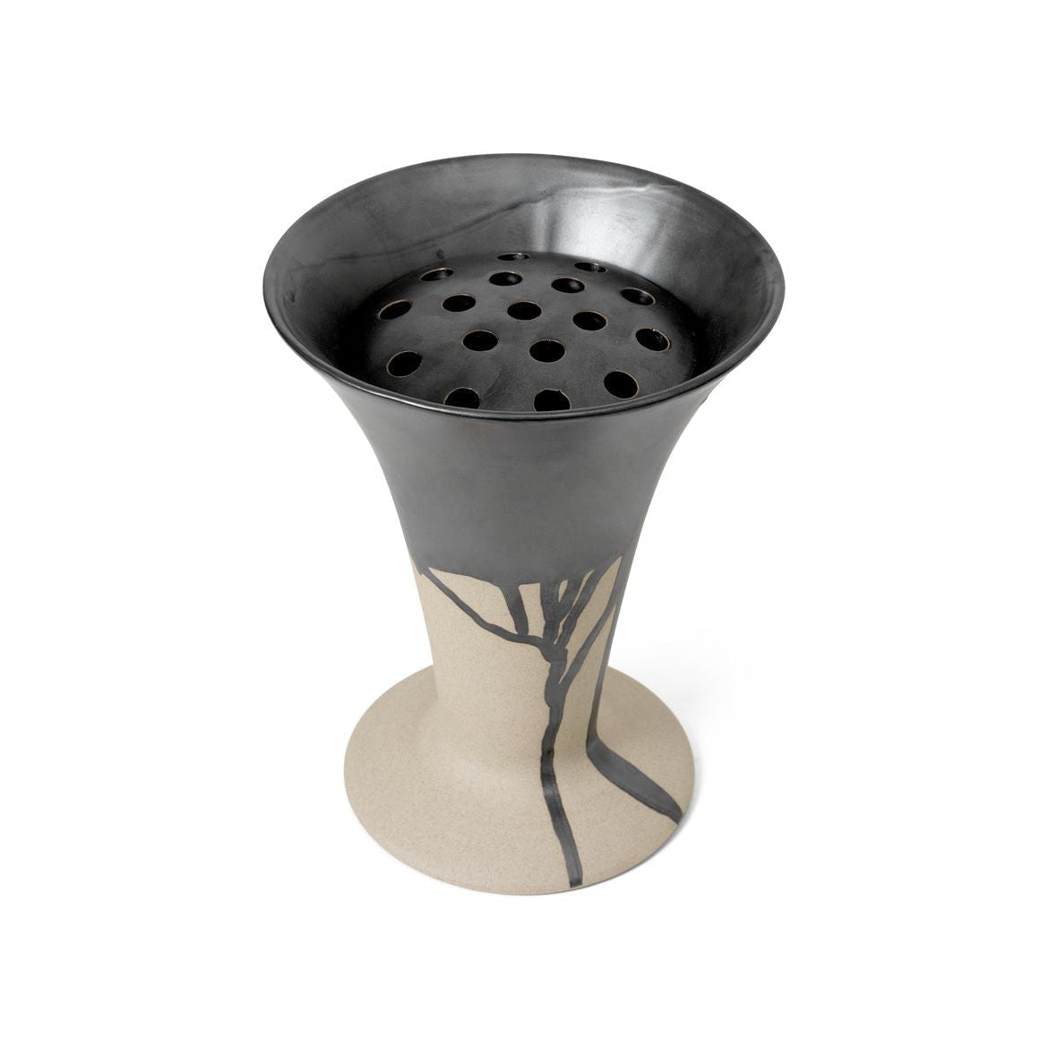 [product_category]-Ferm Living Flores Vase, Sand/Black-Ferm Living-5704723284932-1104265527-FER-4