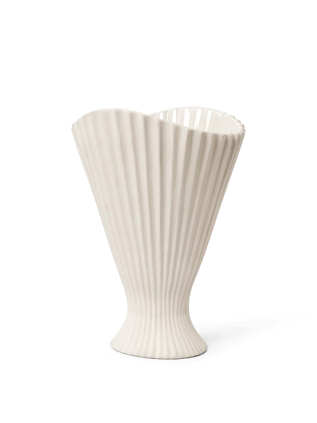 [product_category]-Ferm Living Fountain Vase, Off White-Ferm Living-5704723277583-1104264792-FER-2