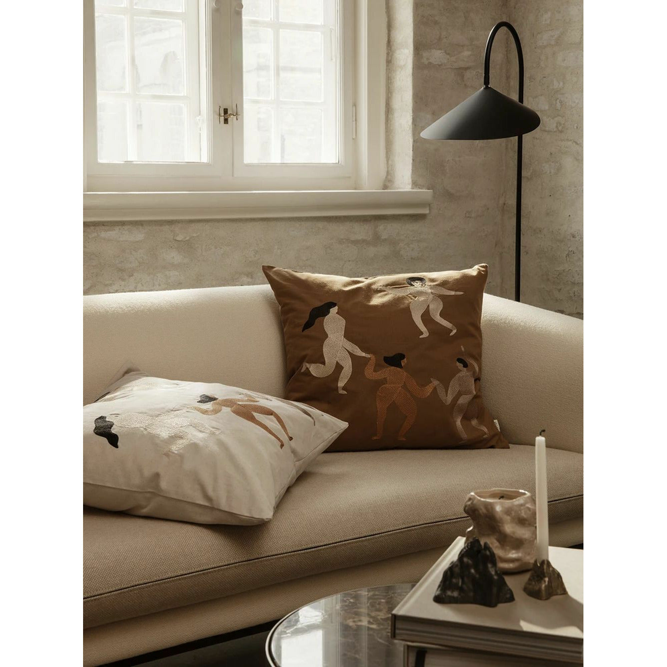 [product_category]-Ferm Living Free Cushion, Brown-Ferm Living-5704723263289-1104263362-FER-2