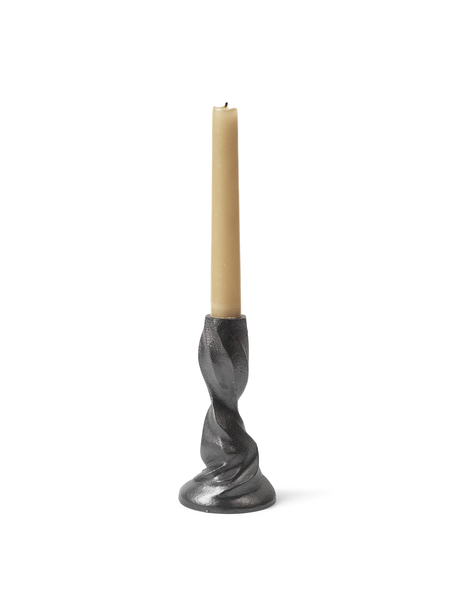 [product_category]-Ferm Living Gale Candle Holder H13 Blackened Aluminium-Ferm Living-5704723316787-1104268693-FER-2