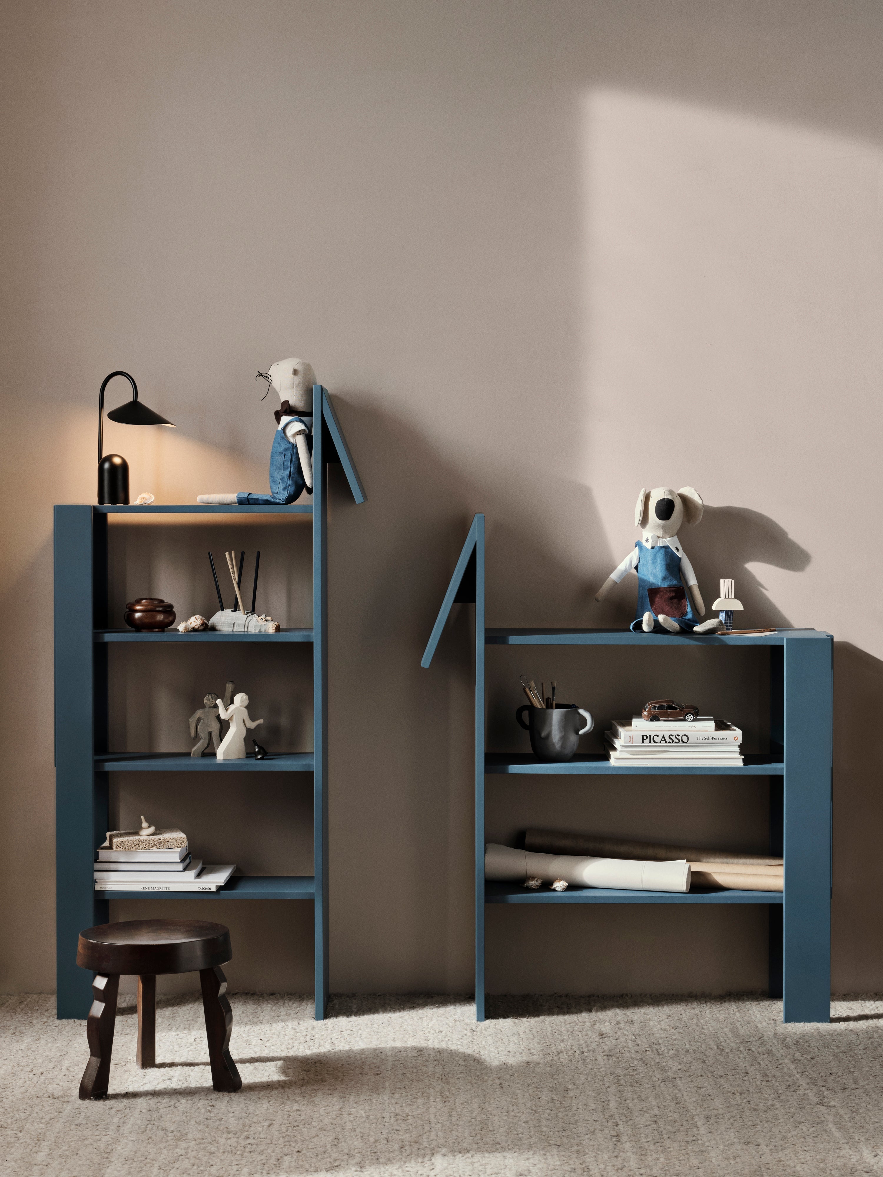 [product_category]-Ferm Living Giraffe Bookcase Dark Blue-Ferm Living-5704723318972-1104268912-FER-4