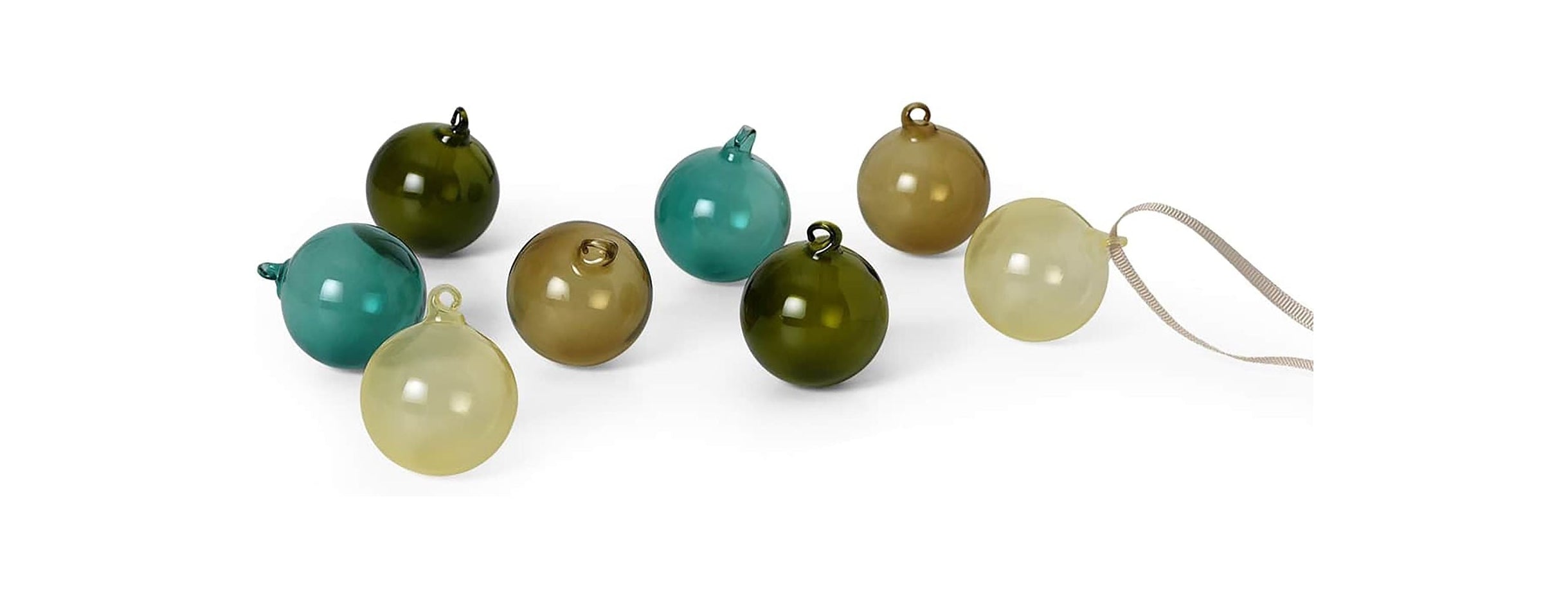 [product_category]-Ferm Living Glass Baubles, S, Set Of 8, Mixed Dark-Ferm Living-5704723290827-1104266116-FER-1