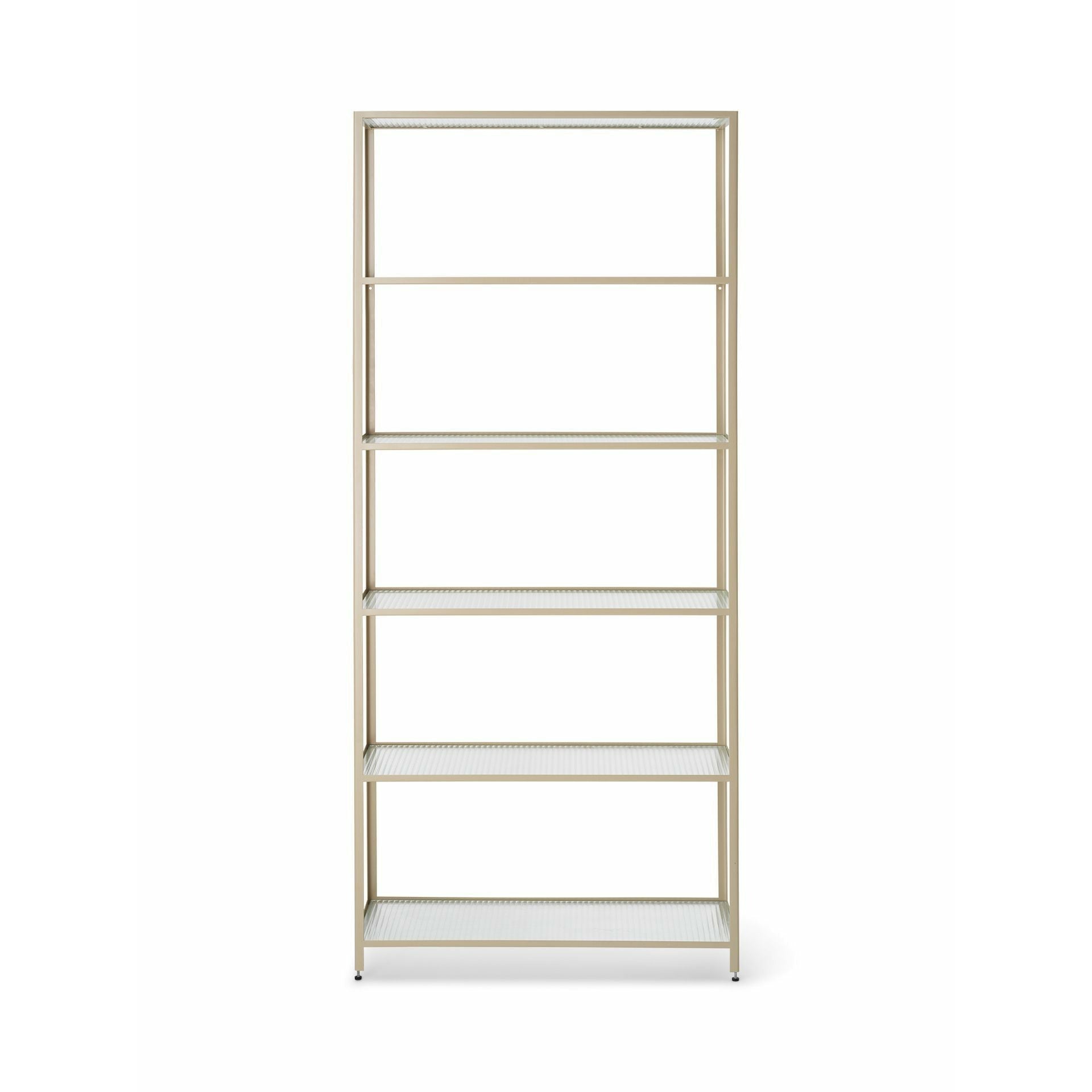 [product_category]-Ferm Living Haze Bookcase Reeded Glass, Cashmere-Ferm Living-5704723255536-110053693-FER-1