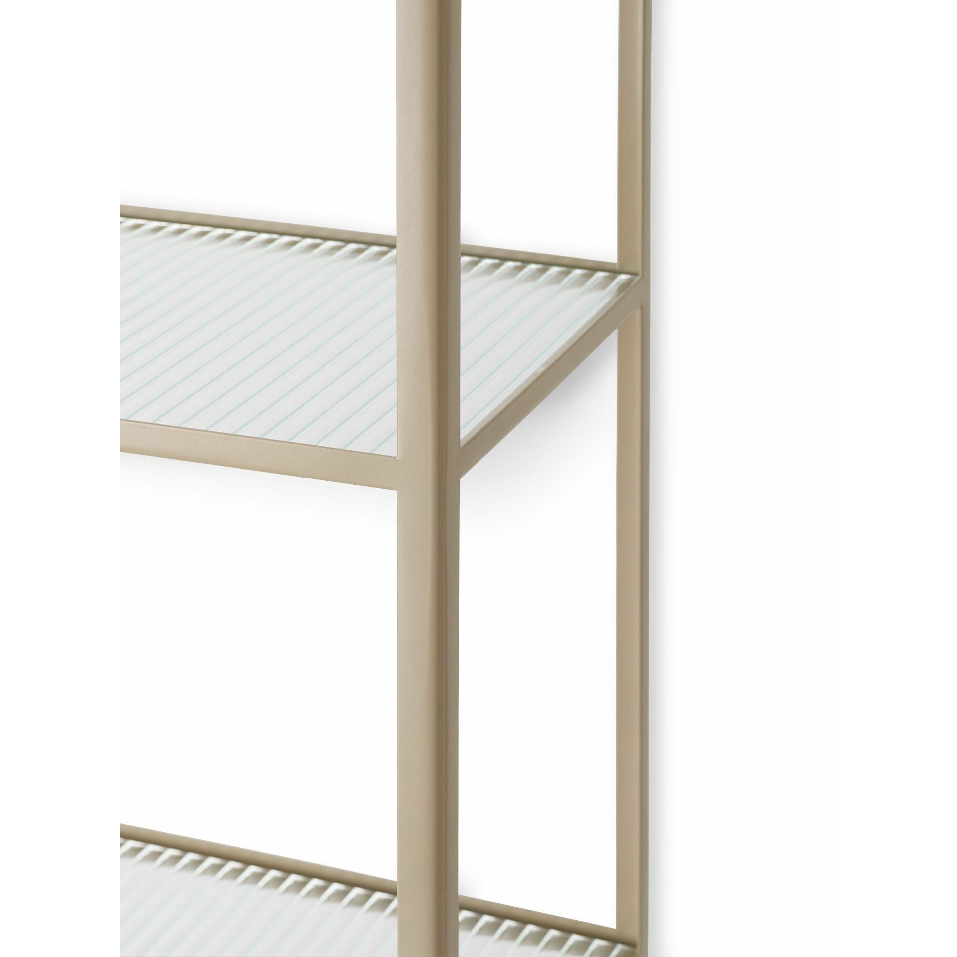 [product_category]-Ferm Living Haze Bookcase Reeded Glass, Cashmere-Ferm Living-5704723255536-110053693-FER-2