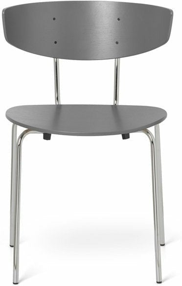 [product_category]-Ferm Living Herman Chair, Chrome/Warm Grey-Ferm Living-5704723105695-100570111-FER-1