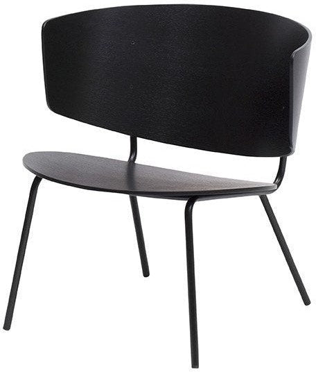 [product_category]-Ferm Living Herman Lounge Chair, Black-Ferm Living-5704723009245-9404-FER-1