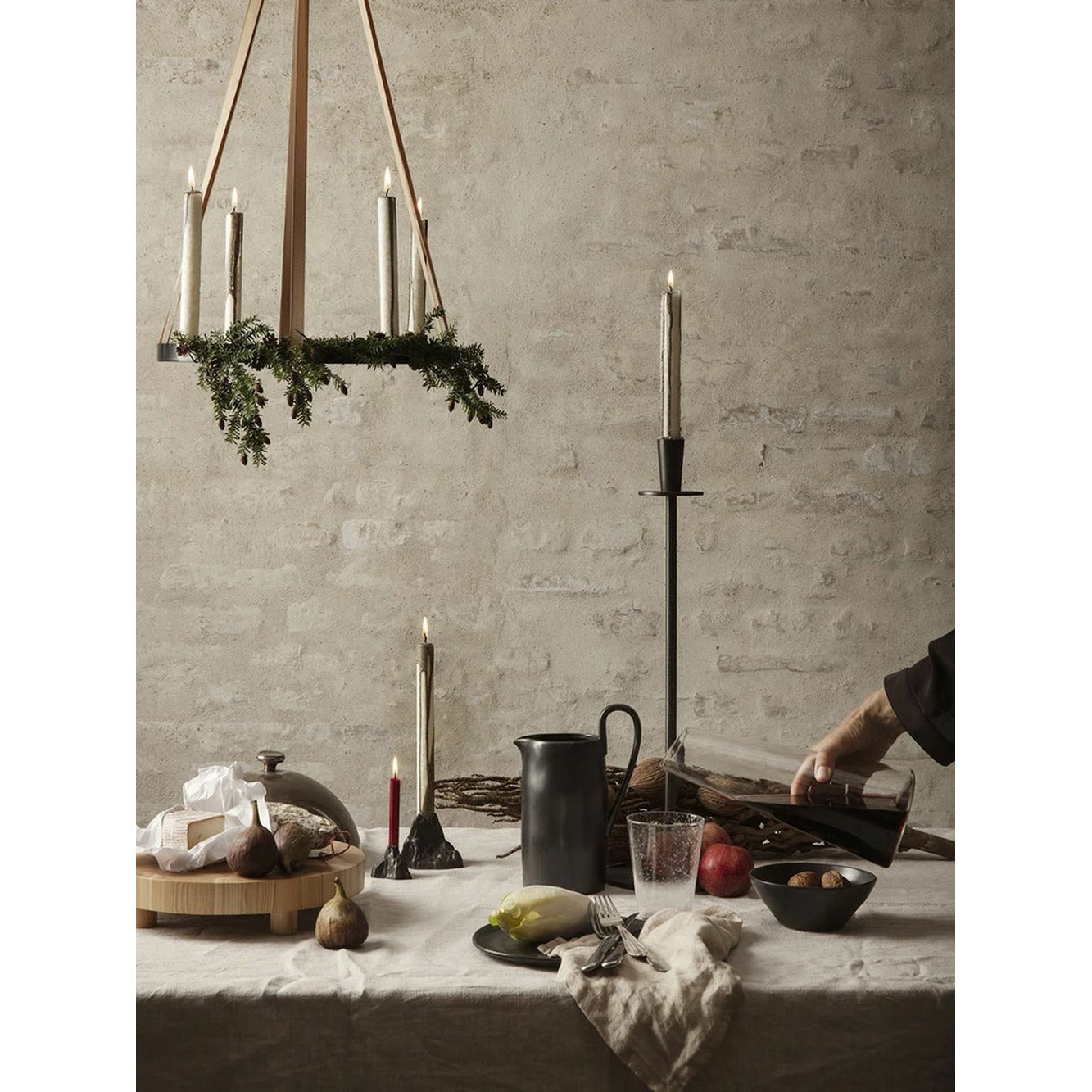 [product_category]-Ferm Living Hoy Candlestick, Black-Ferm Living-5704723261636-1104263197-FER-3