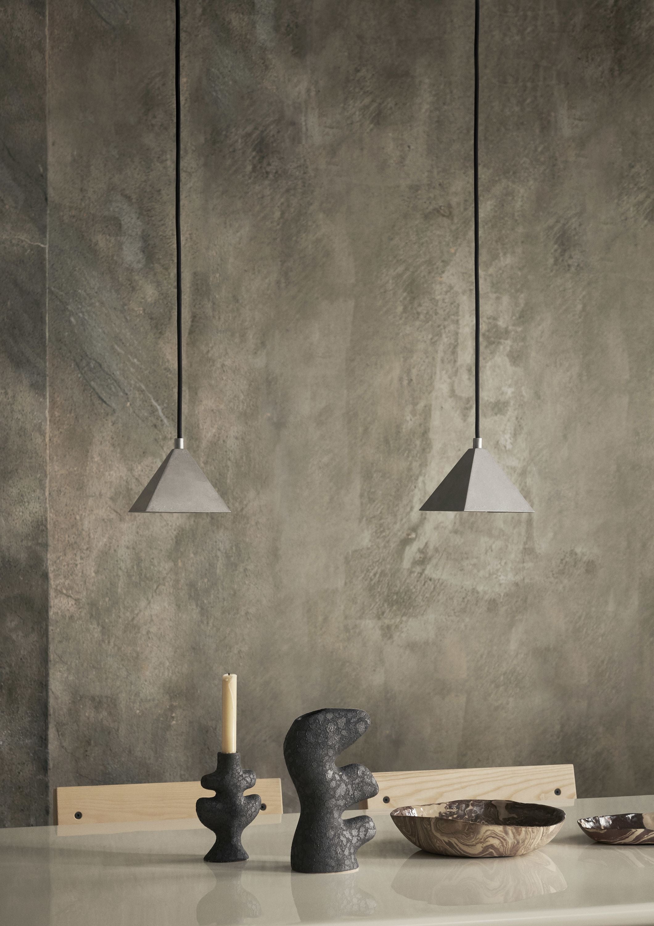 [product_category]-Ferm Living Kare Pendant, Tumbled Stainless Steel-Ferm Living-5704723310815-1104268115-FER-3