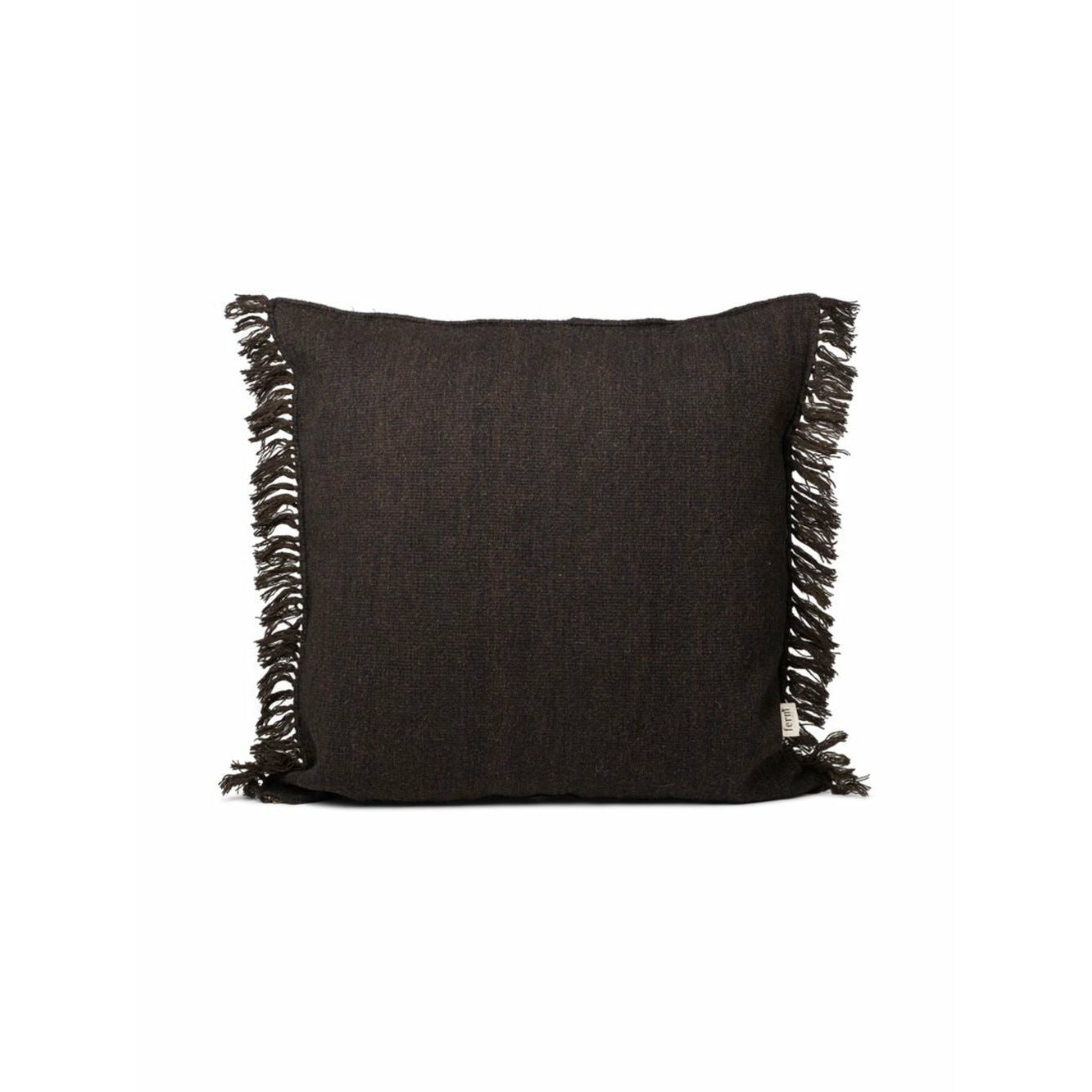 [product_category]-Ferm Living Kelim Fringe Cushion Small, Dark Melange-Ferm Living-5704723264118-1104263445-FER-1