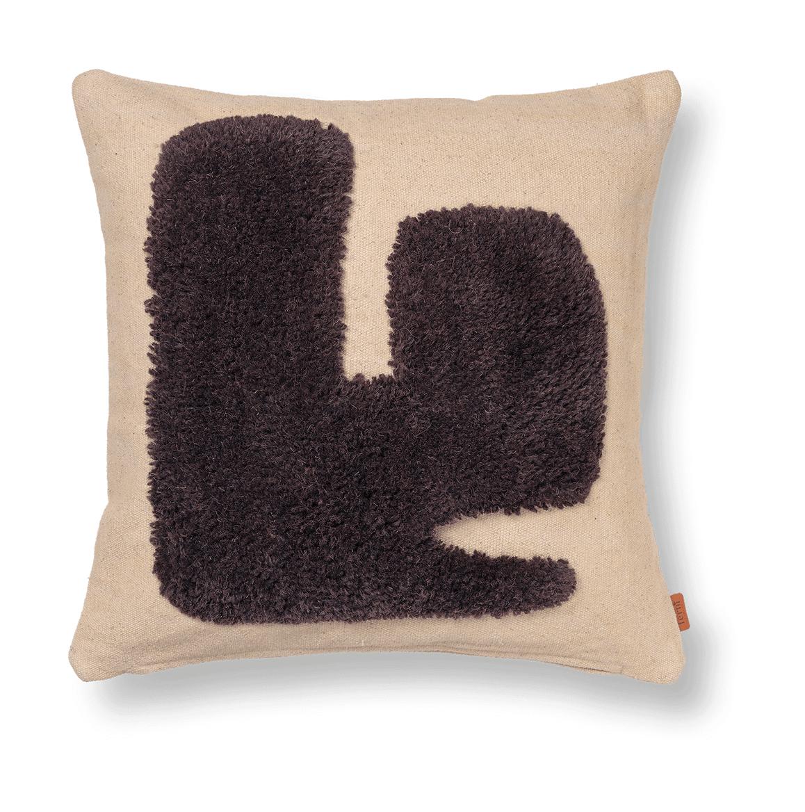 [product_category]-Ferm Living Lay Cushion, Sand/Dark Brown-Ferm Living-5704723294429-1104266476-FER-1