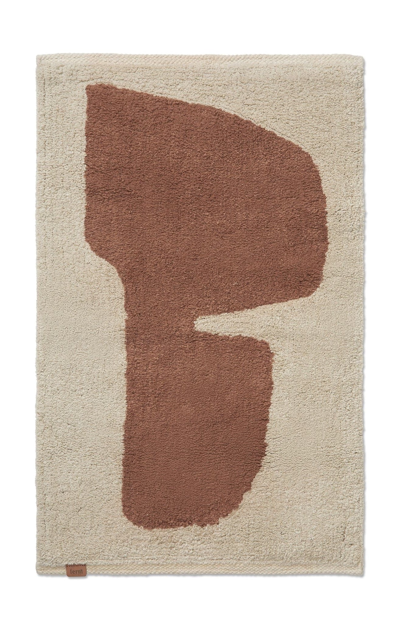 [product_category]-Ferm Living Lay Washable Mat, Parchment/Rust-Ferm Living-5704723307372-1104267771-FER-1