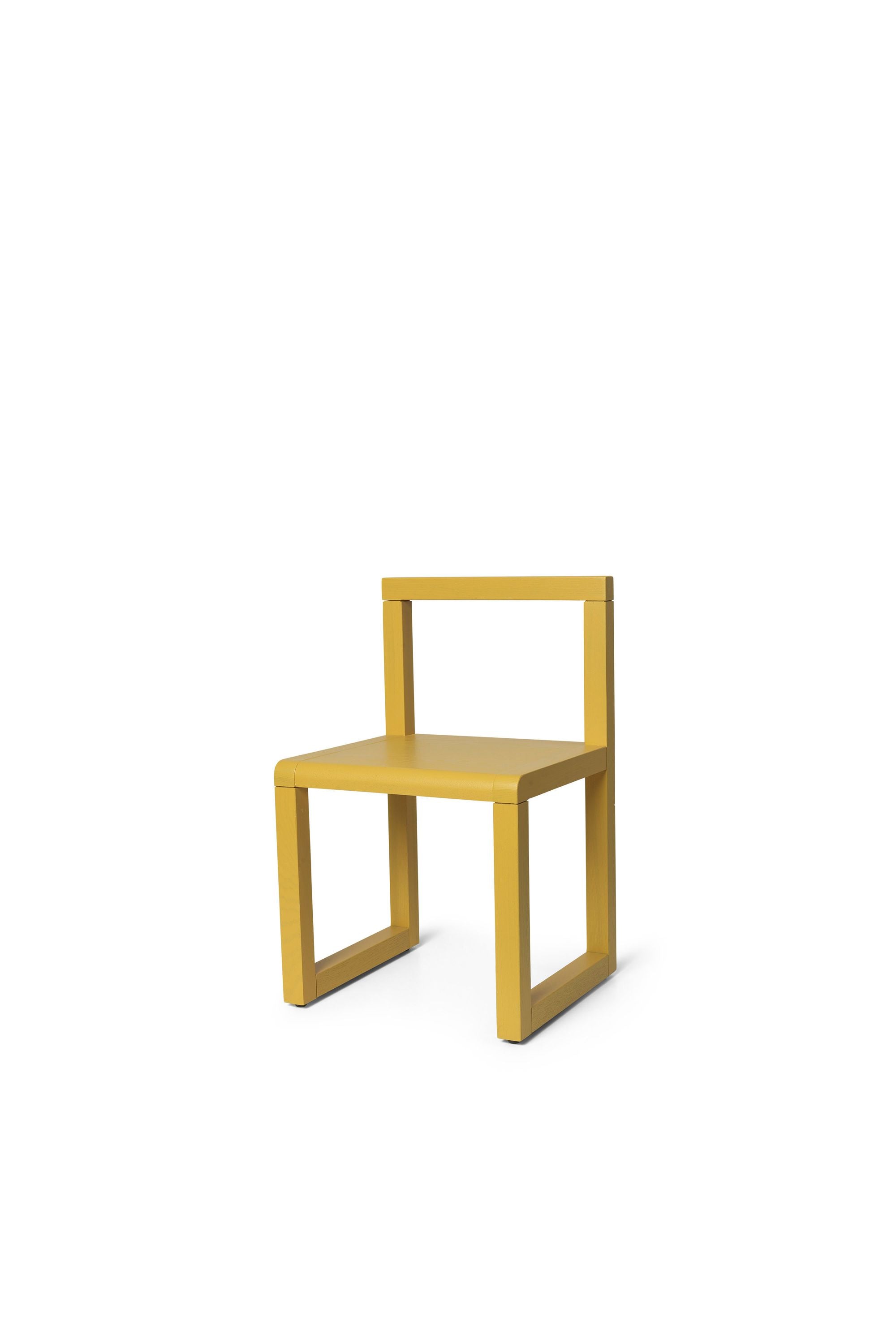 [product_category]-Ferm Living Little Architect Chair, Yellow-Ferm Living-5704723299752-1104267009-FER-2