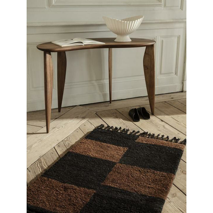 [product_category]-Ferm Living Mara Hand Knotted Carpet 120x180 Cm, Black/Chocolate-Ferm Living-5704723279143-1104264948-FER-2