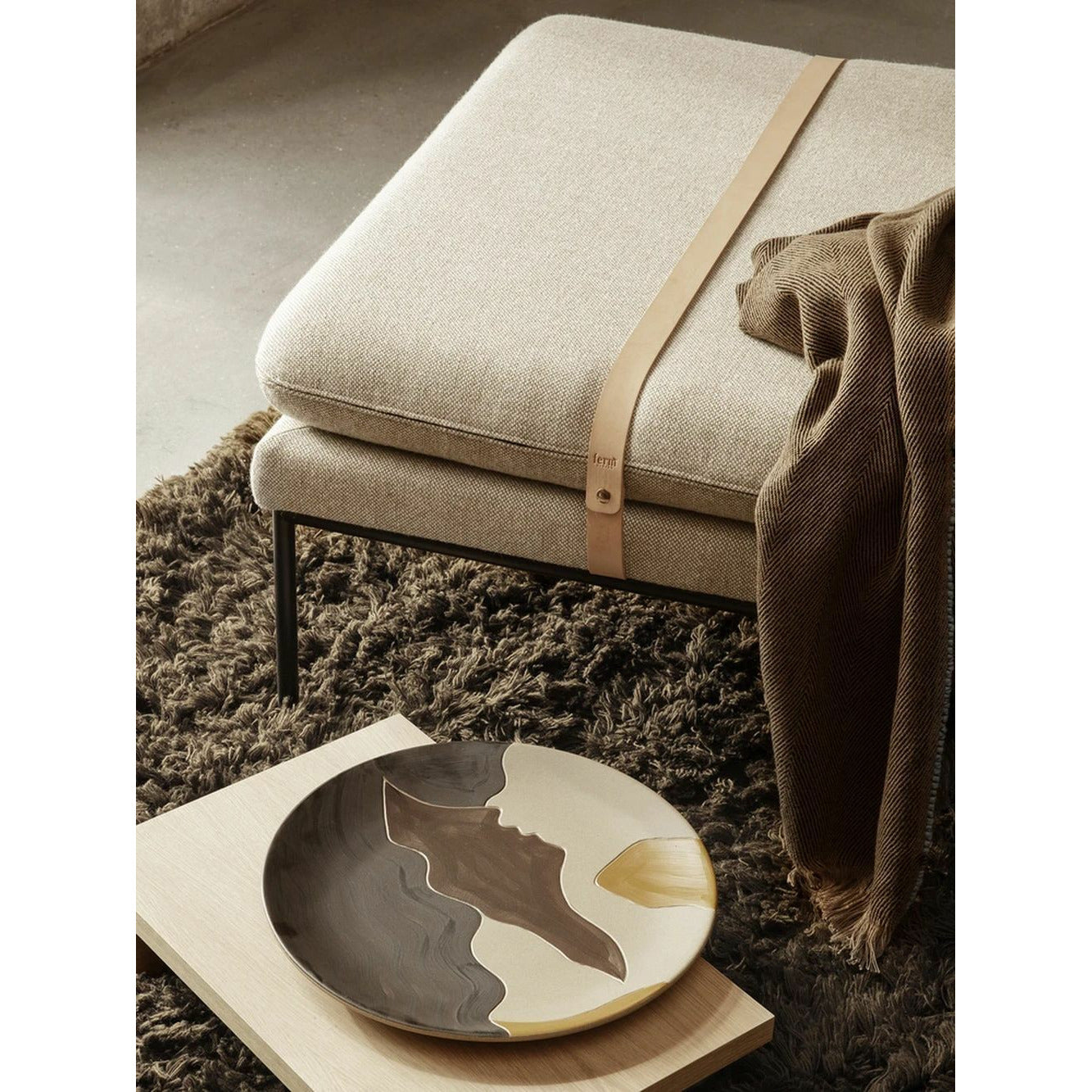 [product_category]-Ferm Living Meadow High Pile Rug Small, Tapenade-Ferm Living-5704723263883-1104263422-FER-3