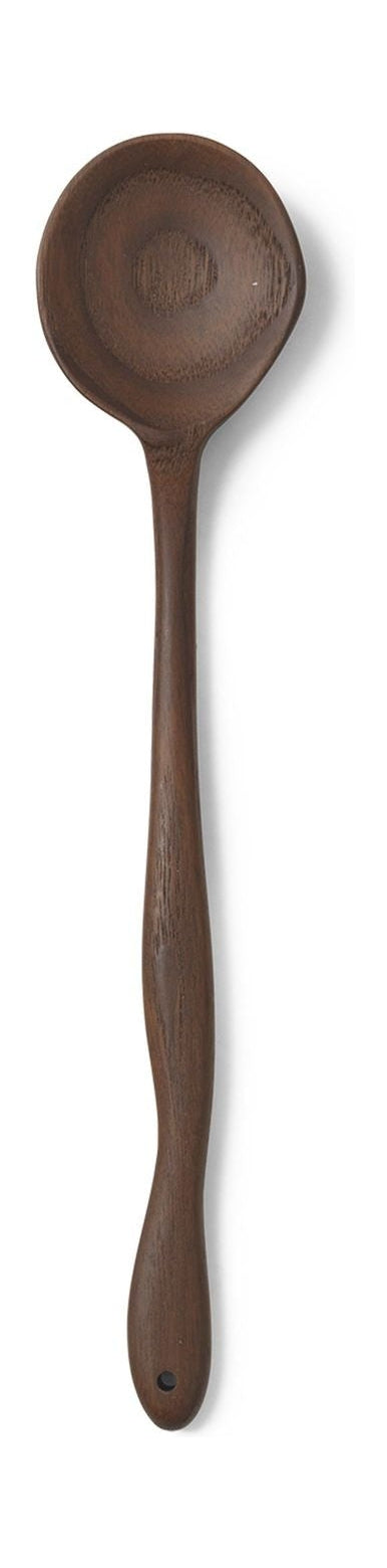 [product_category]-Ferm Living Meander Spoon, 25 Cm, Dark Brown-Ferm Living-5704723304326-1104267466-FER-1