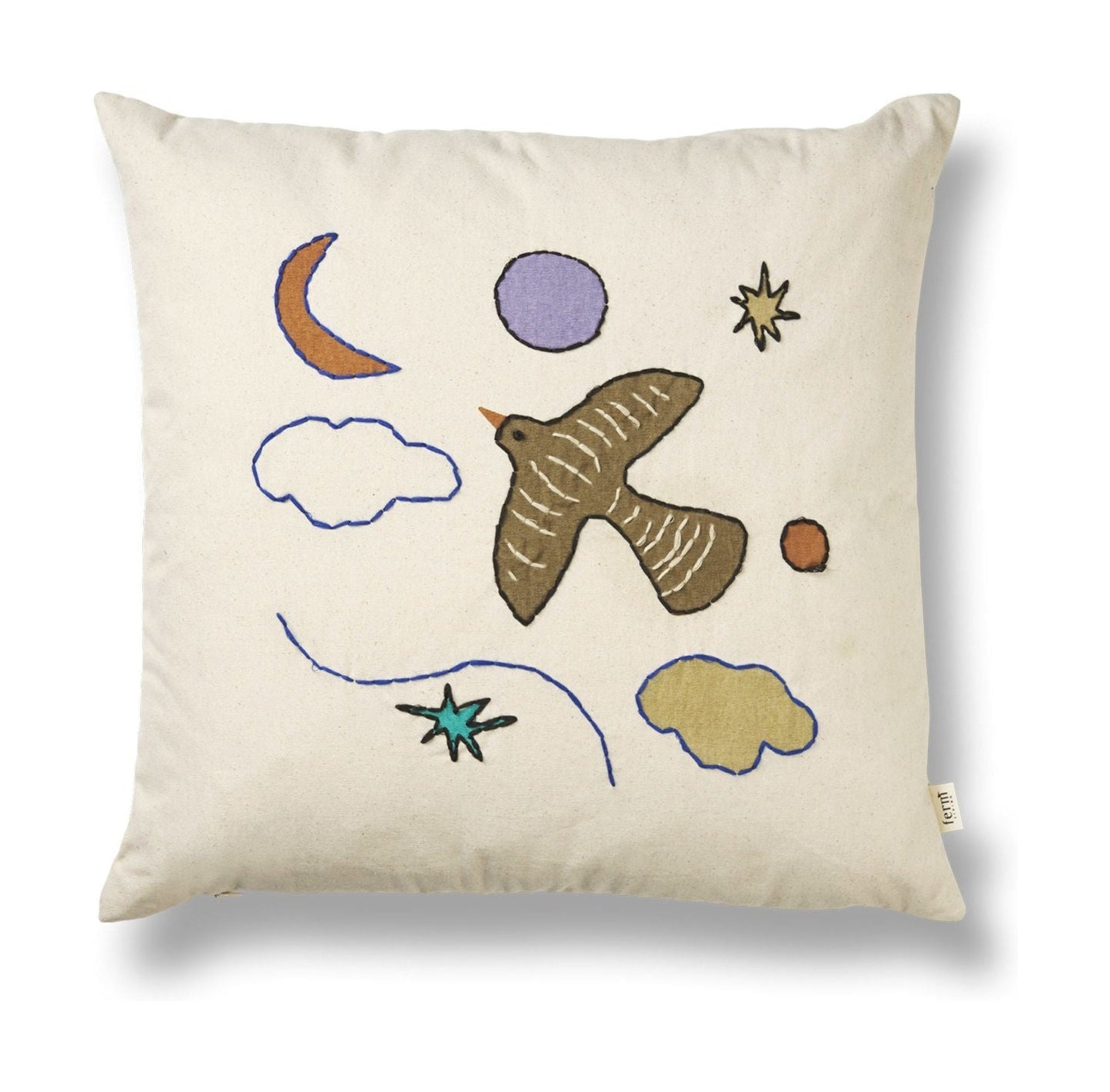 [product_category]-Ferm Living Naive Cushion, Bird-Ferm Living-5704723306306-1104267664-FER-1