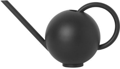 [product_category]-Ferm Living Orb Watering Can, Black-Ferm Living-5704723028178-100025101-FER-1