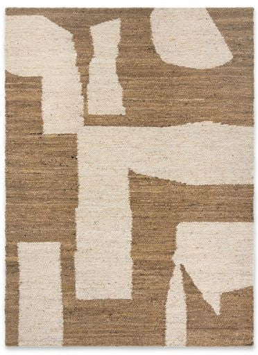 [product_category]-Ferm Living Piece Rug 140 X 200 Cm, Off White/Toffee-Ferm Living-5704723310433-1104268077-FER-1