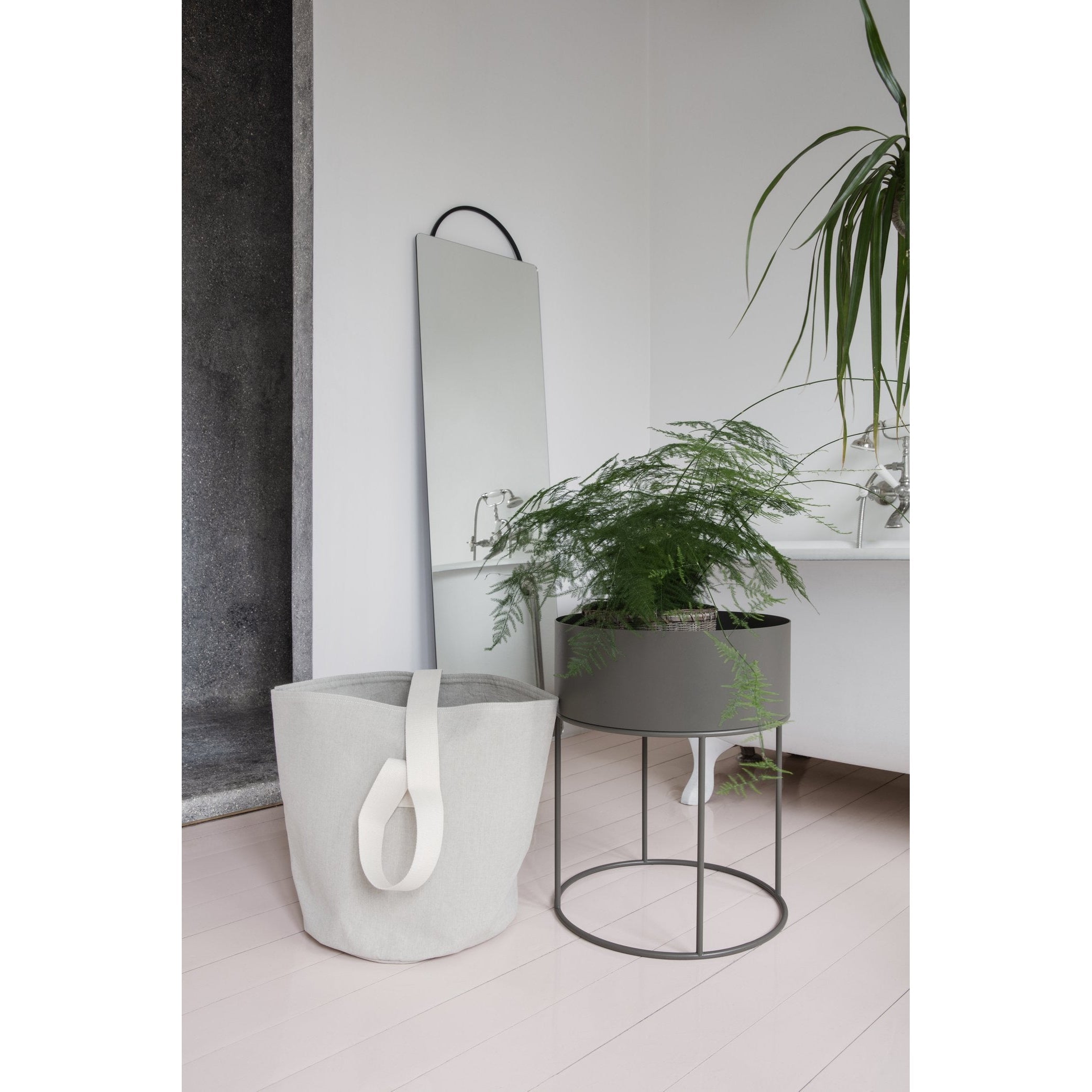 Ferm Living Jardinière Gris Clair, Ronde