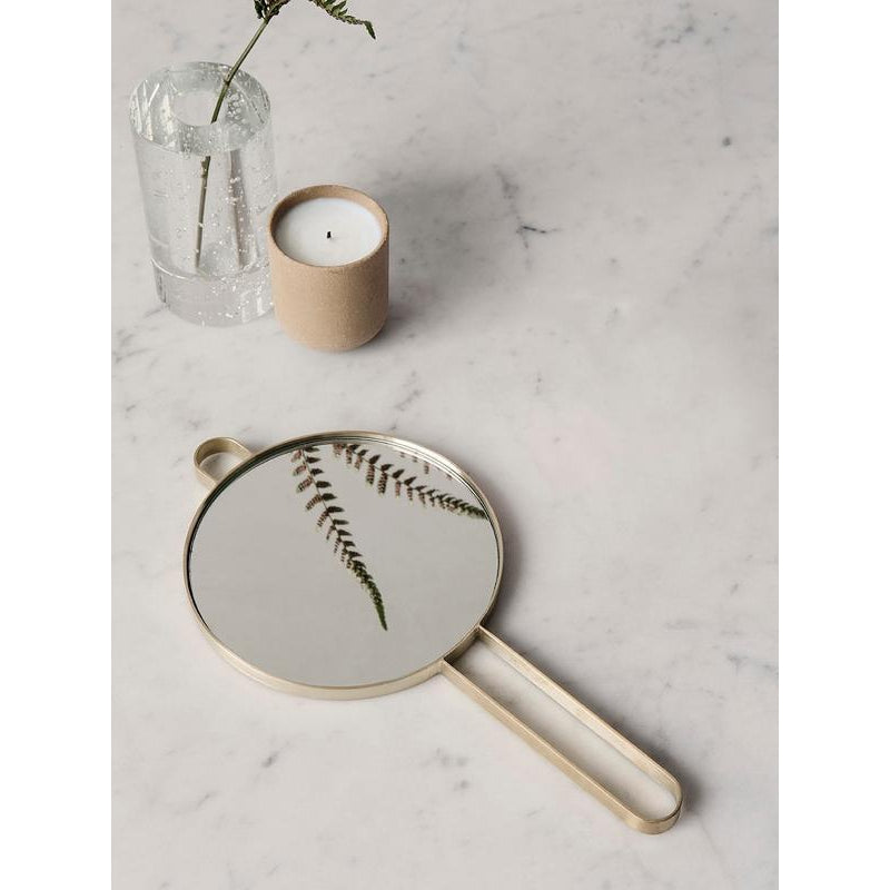 [product_category]-Ferm Living Poise Hand Mirror, Brass-Ferm Living-5704723014843-4199-FER-2