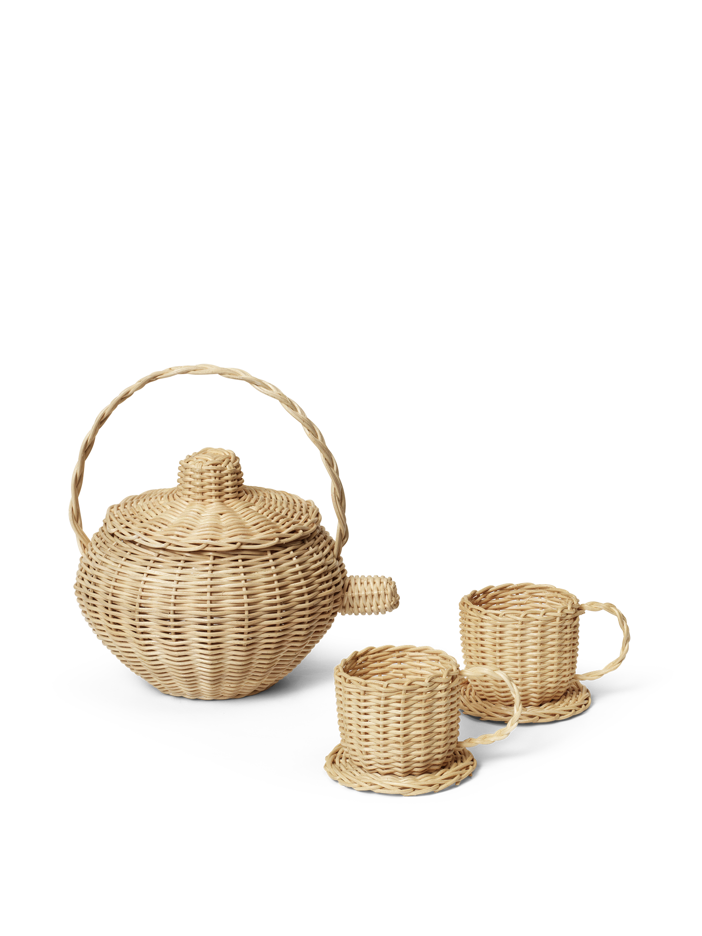 [product_category]-Ferm Living Rattan Tea Set Natural-Ferm Living-5704723316084-1104268623-FER-2