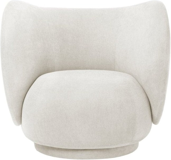 [product_category]-Ferm Living Rico Lounge Armchair Brushed, Off White-Ferm Living-5704723030812-100223202-FER-1