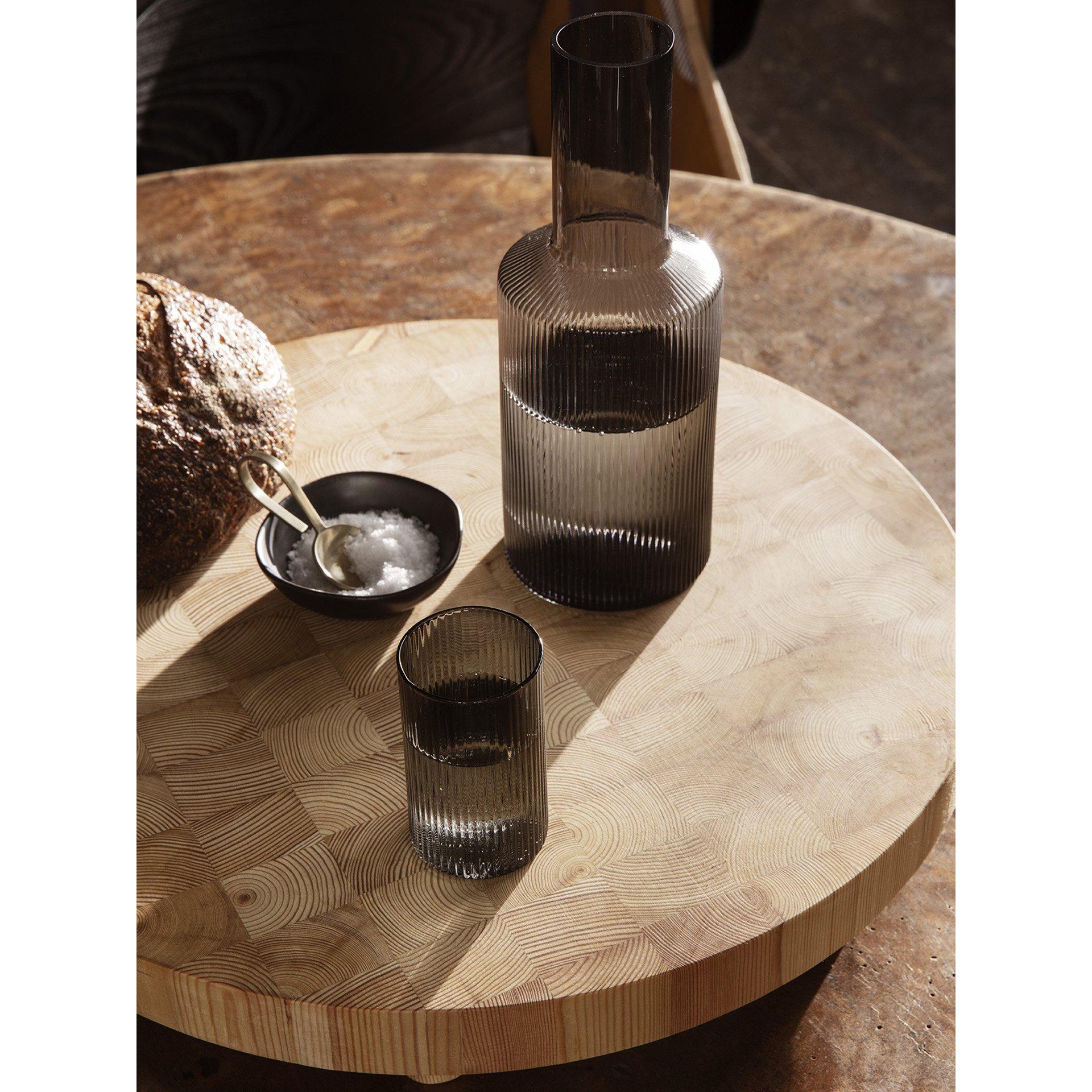 [product_category]-Ferm Living Ripple Glass/Lid, Smoked Grey-Ferm Living-5704723270294-1104264063-FER-4