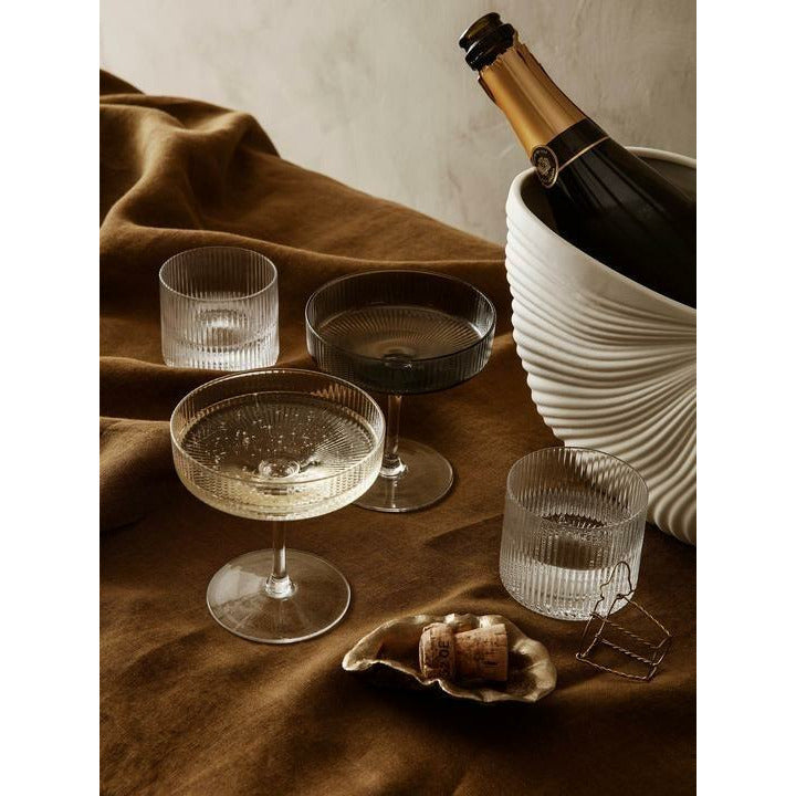 [product_category]-Ferm Living Ripple Low Glasses Set Of 4 20ml, Clear-Ferm Living-5704723276302-1104264664-FER-2