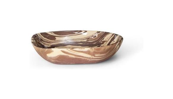 [product_category]-Ferm Living Ryu Bowl 28 Cm, Sand/Brown-Ferm Living-5704723313748-1104268408-FER-1