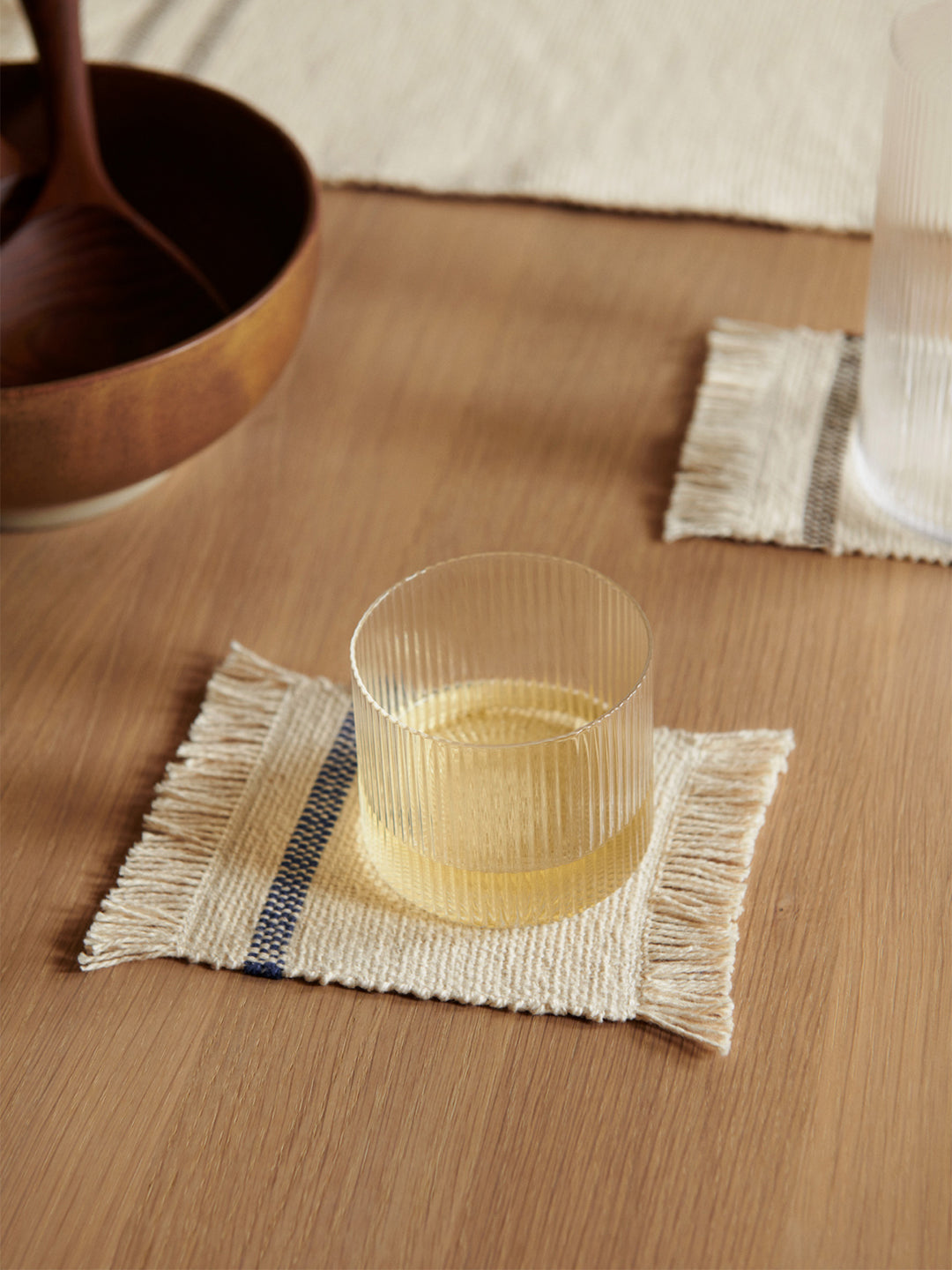 [product_category]-Ferm Living Savor Coaster 4 Er Set, Off White/Blau-Ferm Living-5704723293712-1104266405-FER-2