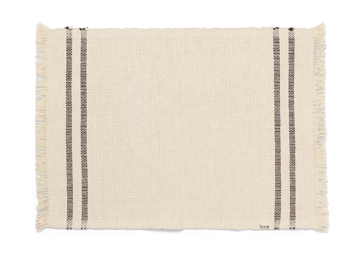 [product_category]-Ferm Living Savor Placemats, Off White/Chocolate-Ferm Living-5704723293750-1104266409-FER-1