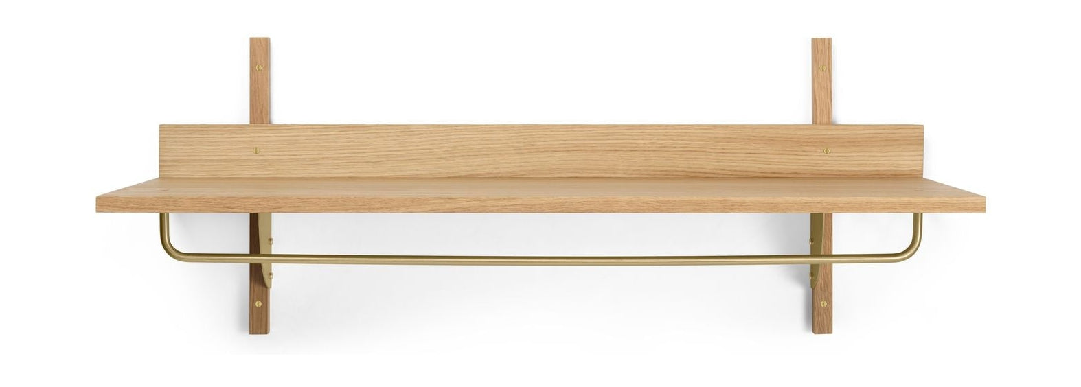 [product_category]-Ferm Living Sector Rack Shelf, Oak/Brass-Ferm Living-5704723282877-1104265321-FER-1