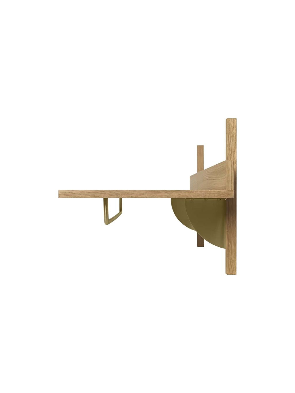 [product_category]-Ferm Living Sector Rack Shelf, Oak/Brass-Ferm Living-5704723282877-1104265321-FER-3