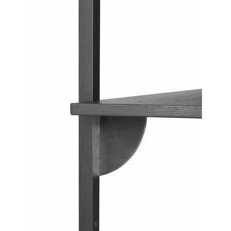 [product_category]-Ferm Living Sector Shelf Dark Stained Ash/Black Brass, 54cm-Ferm Living-5704723258544-1103542858-FER-2