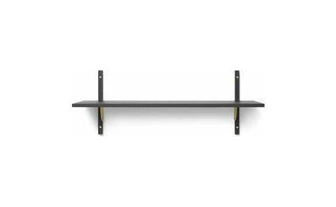[product_category]-Ferm Living Sector Shelf Dark Stained Ash/Brass, 87cm-Ferm Living-5704723258452-1103452860-FER-1