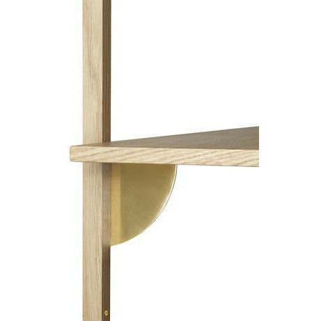 [product_category]-Ferm Living Sector Shelf Natural Oak/Brass, 87cm-Ferm Living-5704723258438-1103432852-FER-2