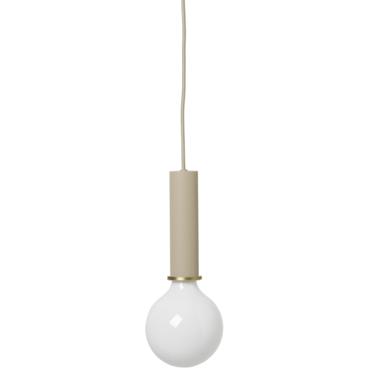 [product_category]-Ferm Living Socket Suspension Lamp Cashmere, 17cm-Ferm Living-5704723033295-100297693-FER-3