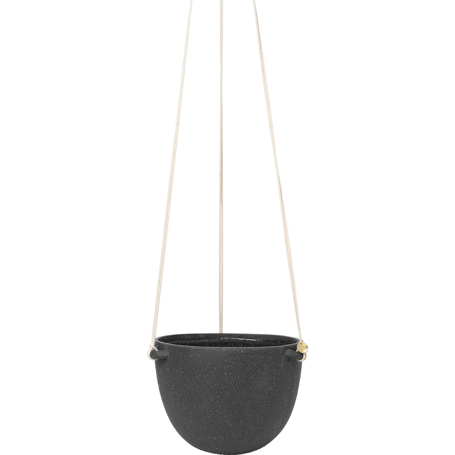[product_category]-Ferm Living Speckle Pot Large, Dark Grey-Ferm Living-5704723269588-1104263992-FER-1