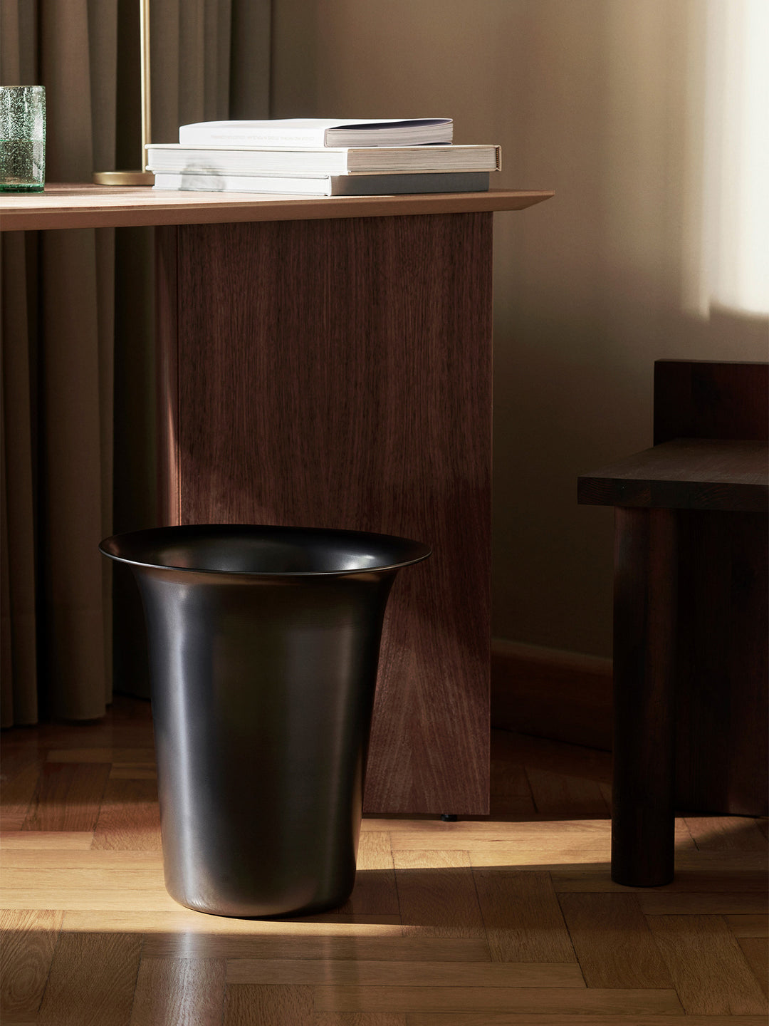 [product_category]-Ferm Living Spun Alu Basket High, Black Aluminium-Ferm Living-5704723290407-1104266074-FER-2