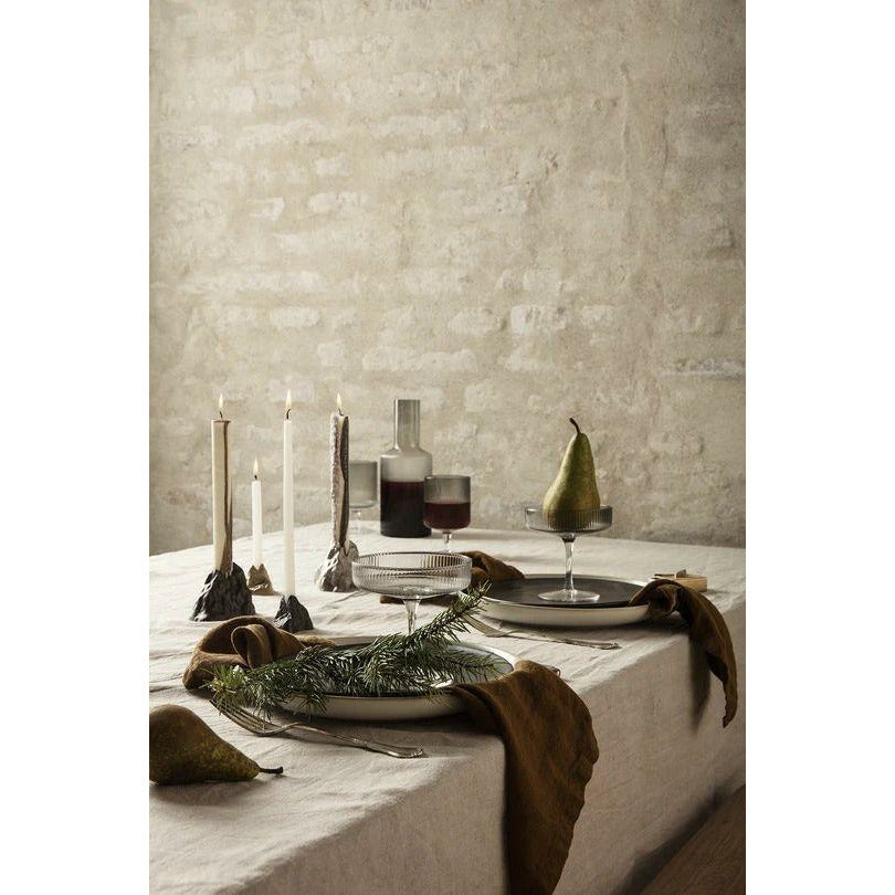 [product_category]-Ferm Living Stone Candle Holder Large, Blackened Aluminium-Ferm Living-5704723261278-1104263161-FER-4