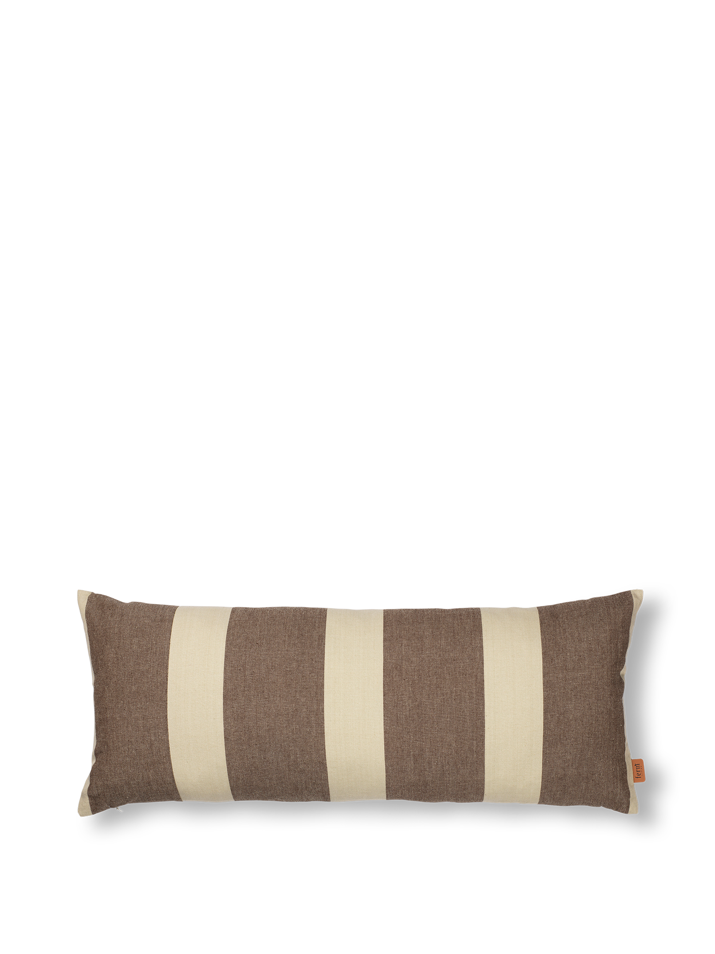 [product_category]-Ferm Living Strand Cushion Carob Brown/Parchment-Ferm Living-5704723320746-1104269089-FER-1