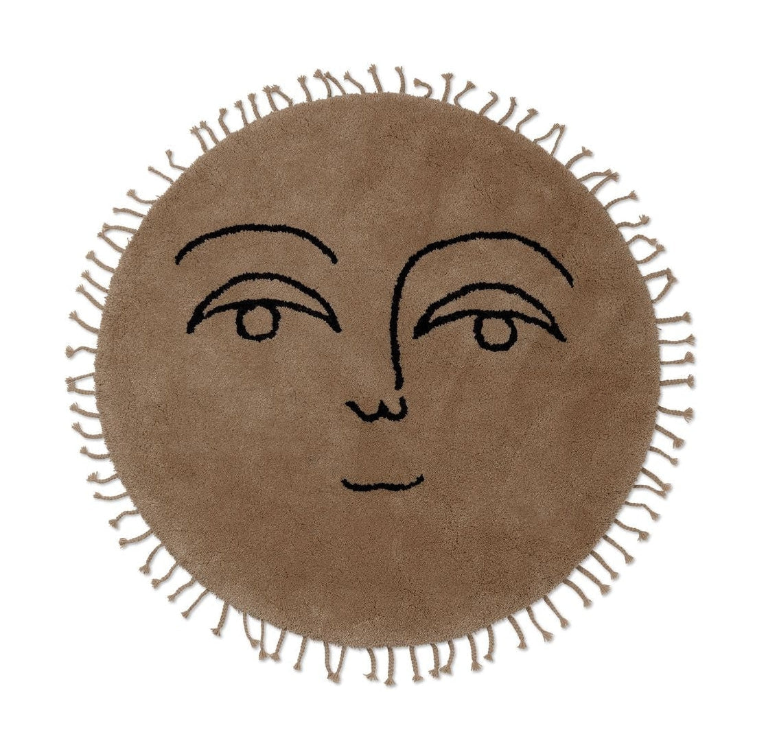 [product_category]-Ferm Living Sun Rug With Fringes Large, Natural-Ferm Living-5704723288695-1104265903-FER-1