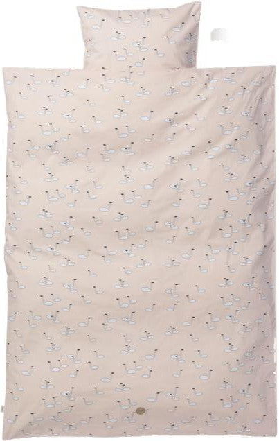 Ferm Living Swan Bett Leinen Rose, Baby