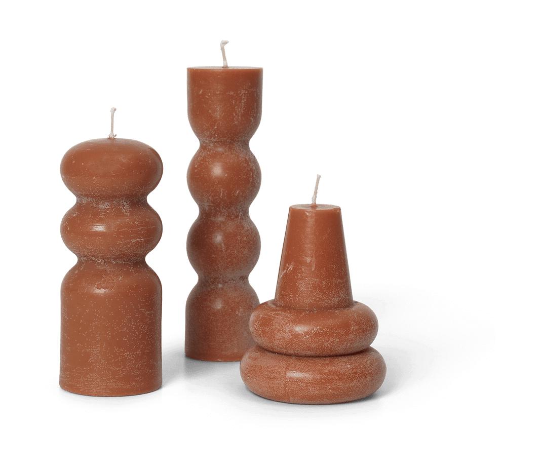 [product_category]-Ferm Living Torno Candles 3 Er Set, Amber-Ferm Living-5704723292227-1104266256-FER-1