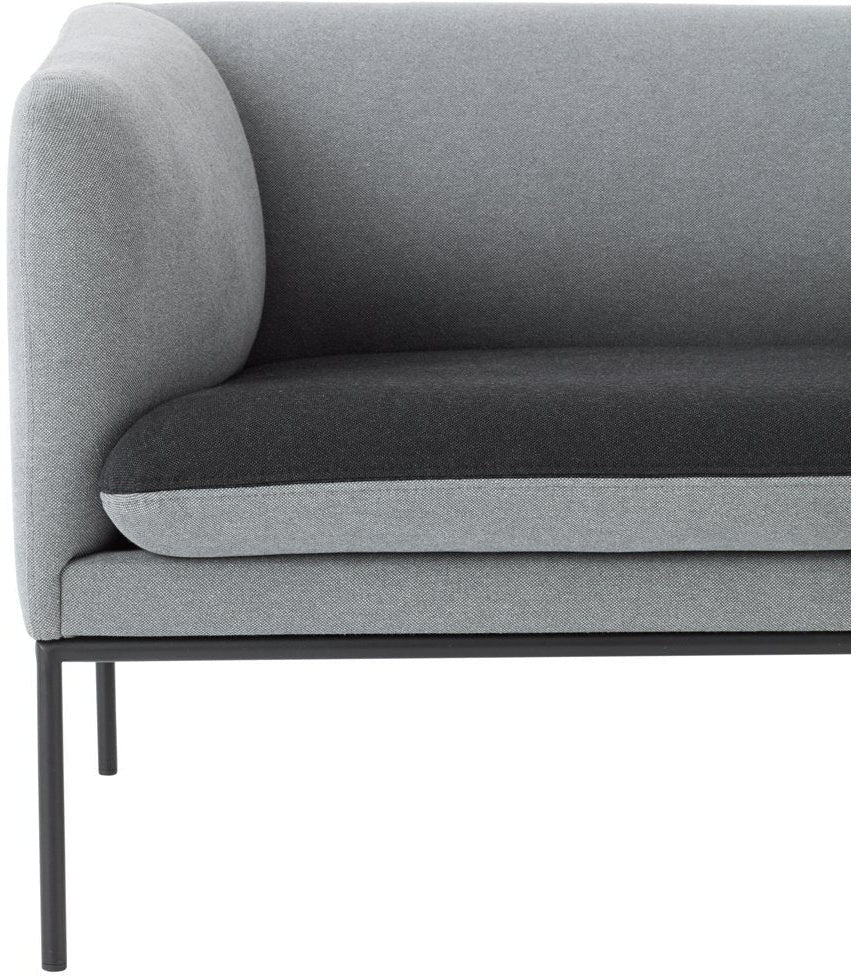 [product_category]-Ferm Living Turn Sofa 2 Cotton, Dark Grey-Ferm Living-5704723004240-9504-FER-1