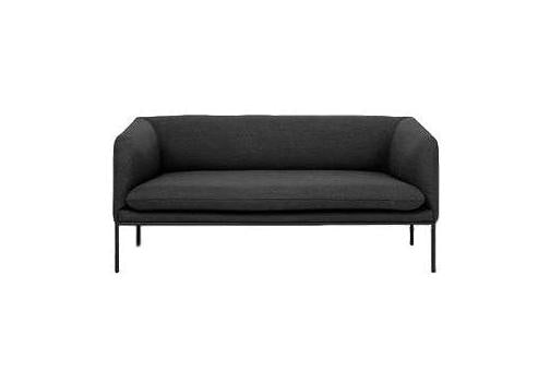[product_category]-Ferm Living Turn Sofa 2 Fiord, Solid Dark Grey-Ferm Living-5704723017844-9567-FER-1