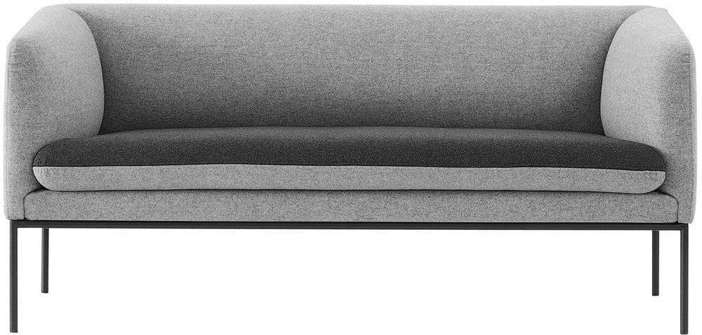 [product_category]-Ferm Living Turn Sofa 2 Wool, Seat Dark Grey-Ferm Living-5704723003861-9500-FER-1