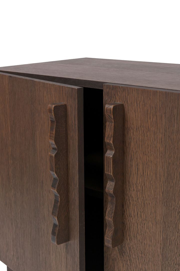 Ferm Living Unda Sideboard, Dark Stained Oak