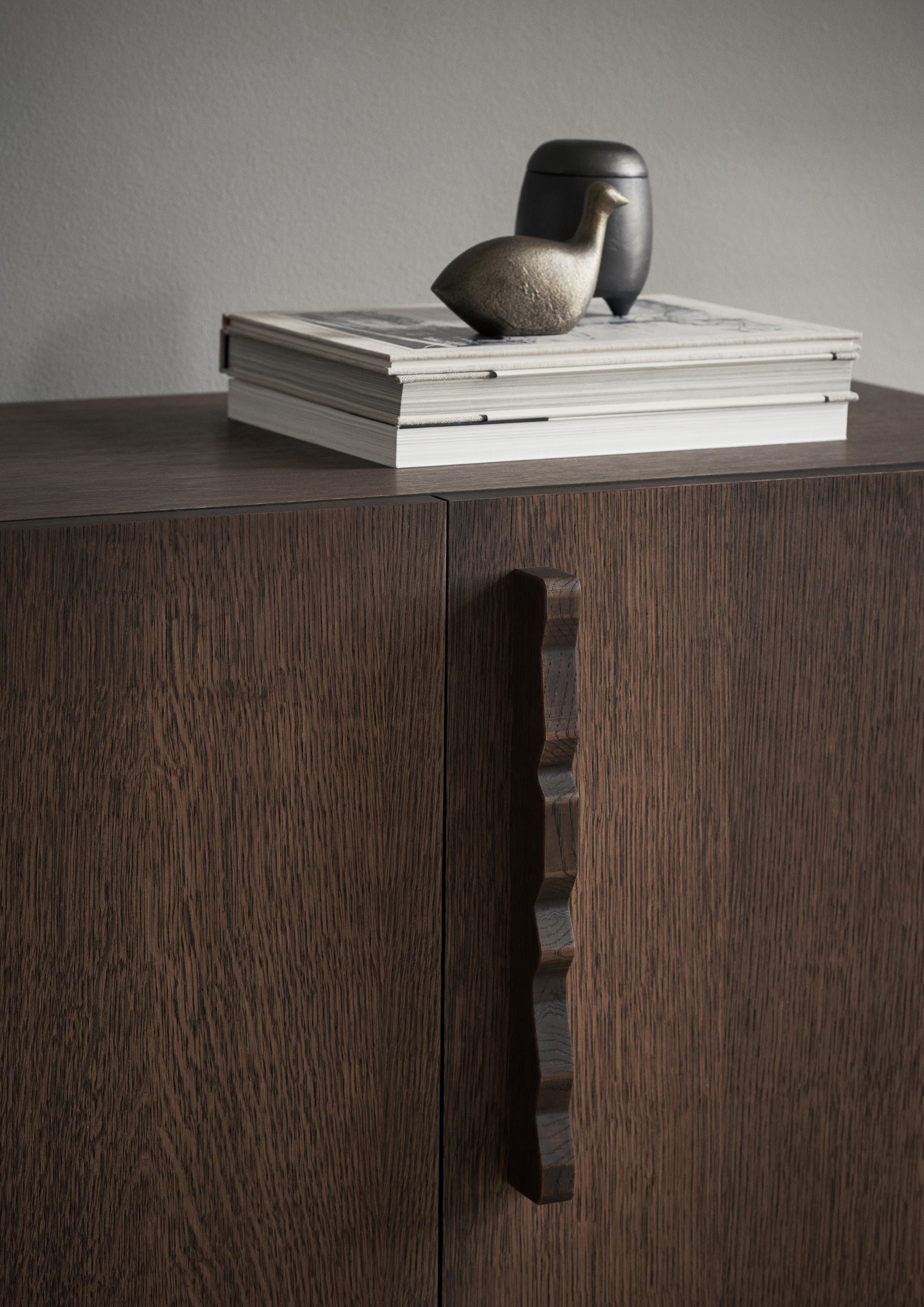 Ferm Living Unda Sideboard, Dark Stained Oak